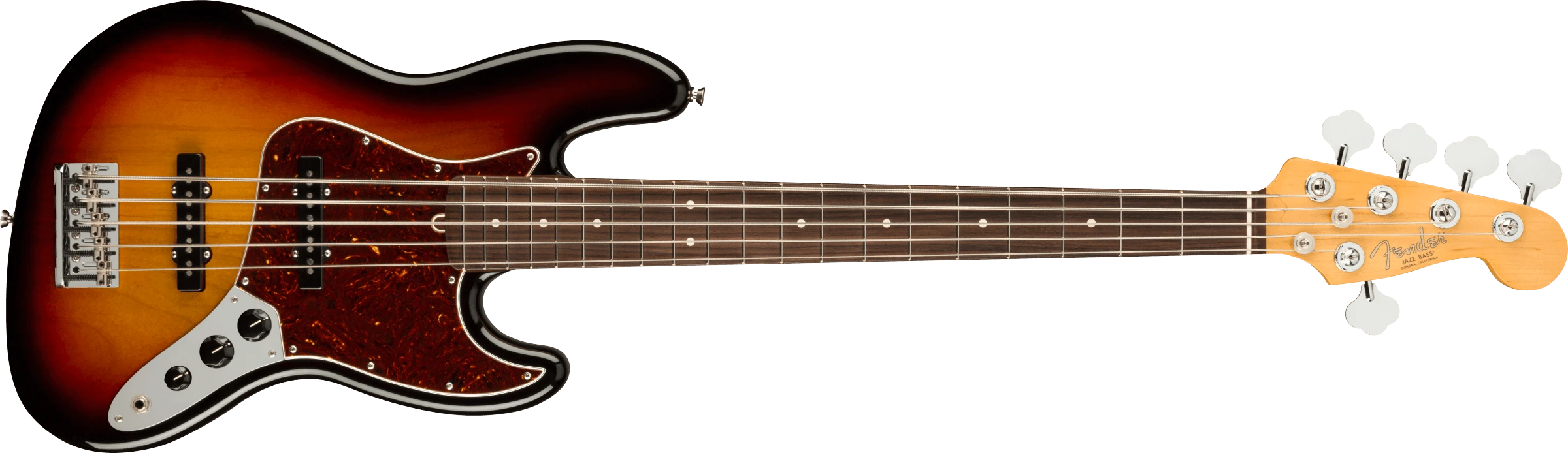 Fender  American Professional II Jazz Bass® V, Rosewood Fingerboard, 3-Color Sunburst